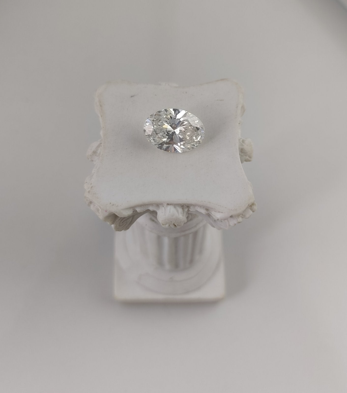 4.01CT VS2 D 713540534 Oval Cut Lab Grown Diamond