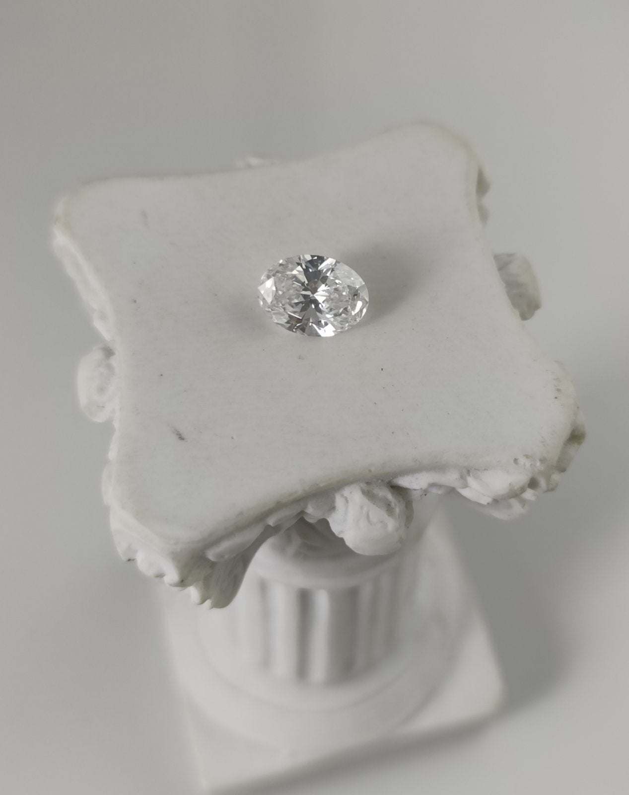 1.0CT VVS1 D 713563186 Oval Cut Lab Grown Diamond