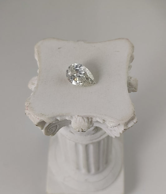 1.58CT VS2 G 728571410 Pear Cut Lab Grown Diamond