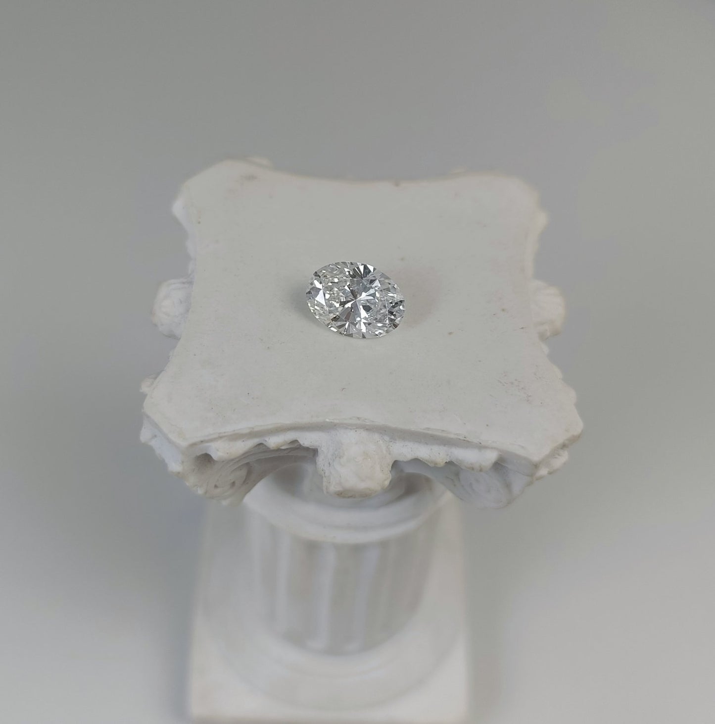 1.10CT VS1 D 735567239 Oval Cut Lab Grown Diamond