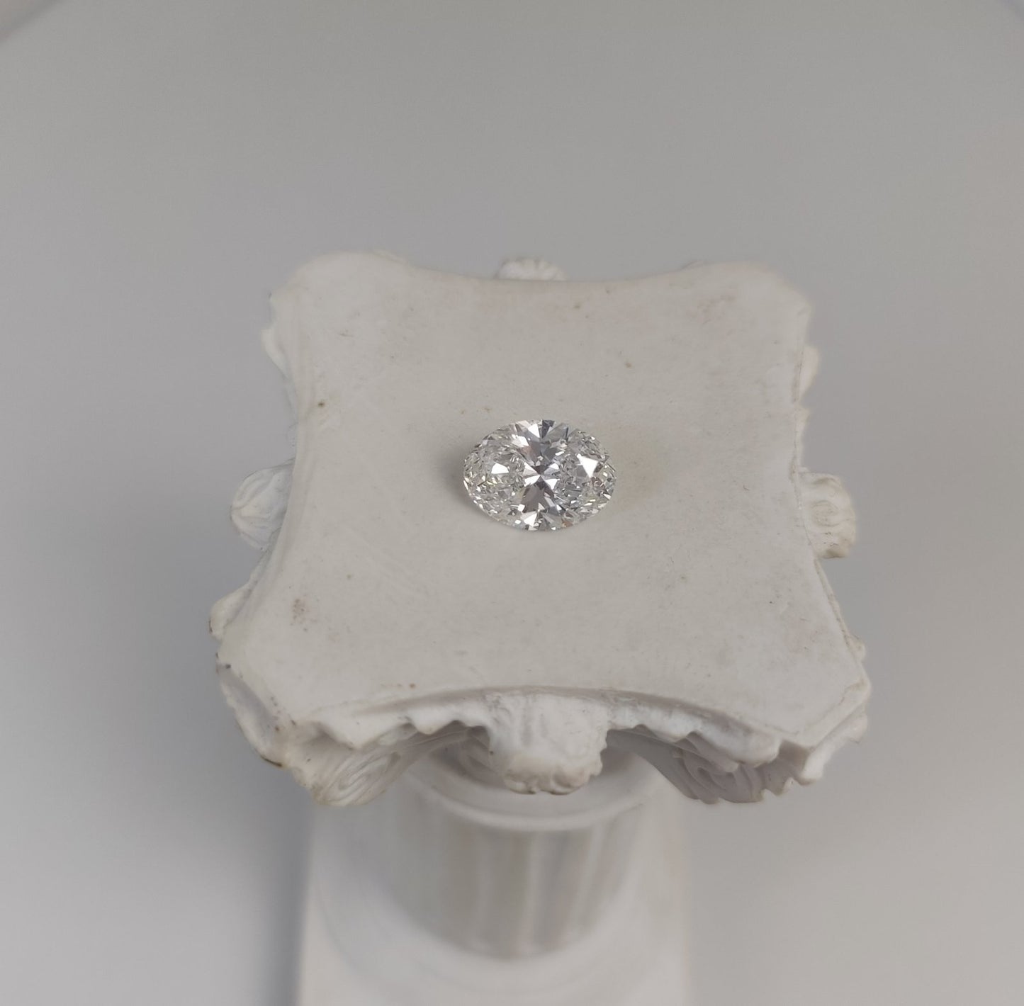 1.10CT VS1 D 735567369 Oval Cut Lab Grown Diamond