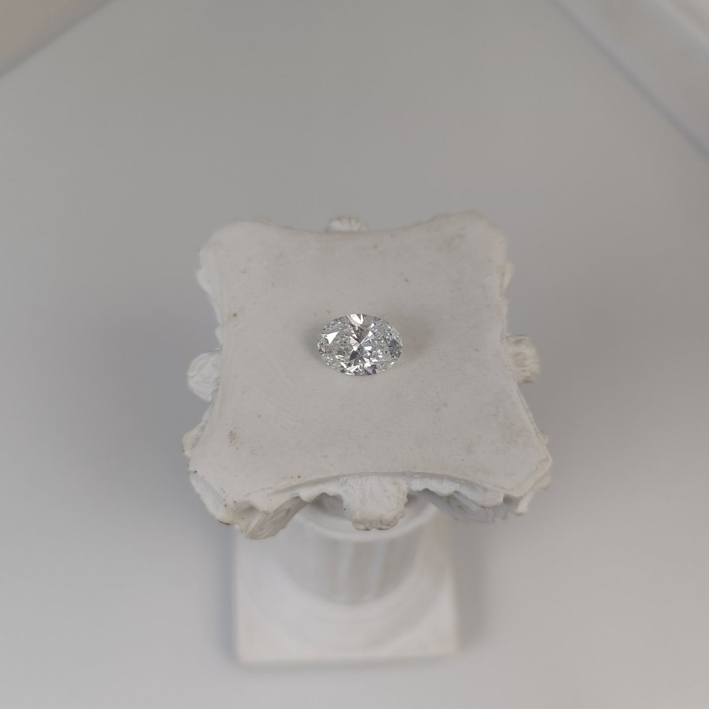1.10CT VS1 D 735567373 Oval Cut Lab Grown Diamond