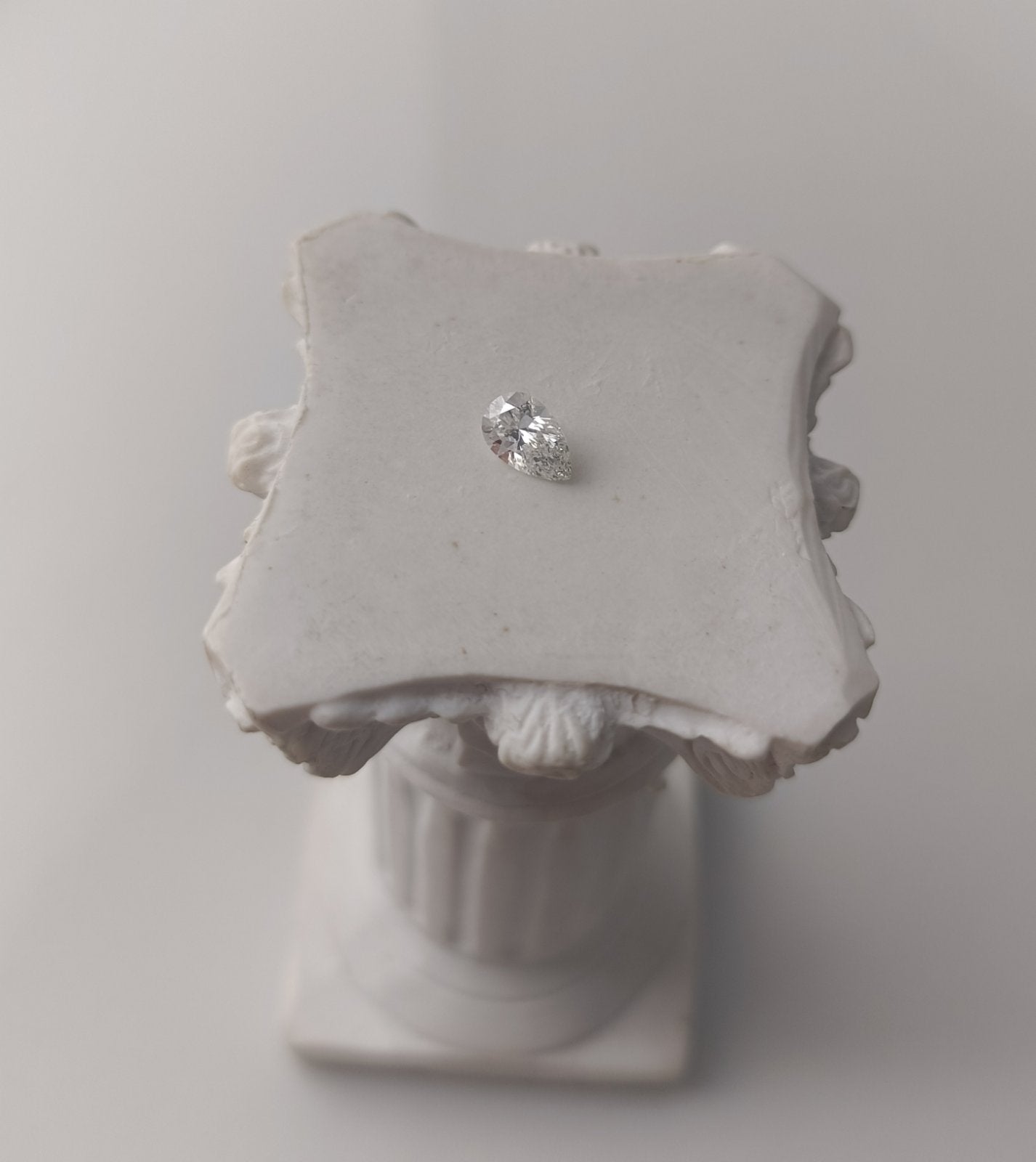 0.30CT VS1 F 547237393 Pear Cut Lab Grown Diamond