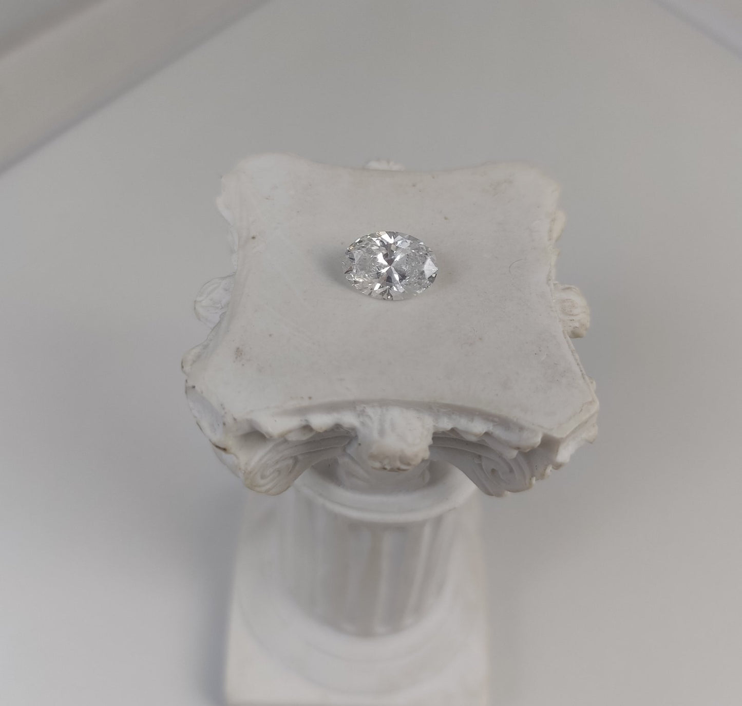 1.10CT VS1 D 735567420 Oval Cut Lab Grown Diamond