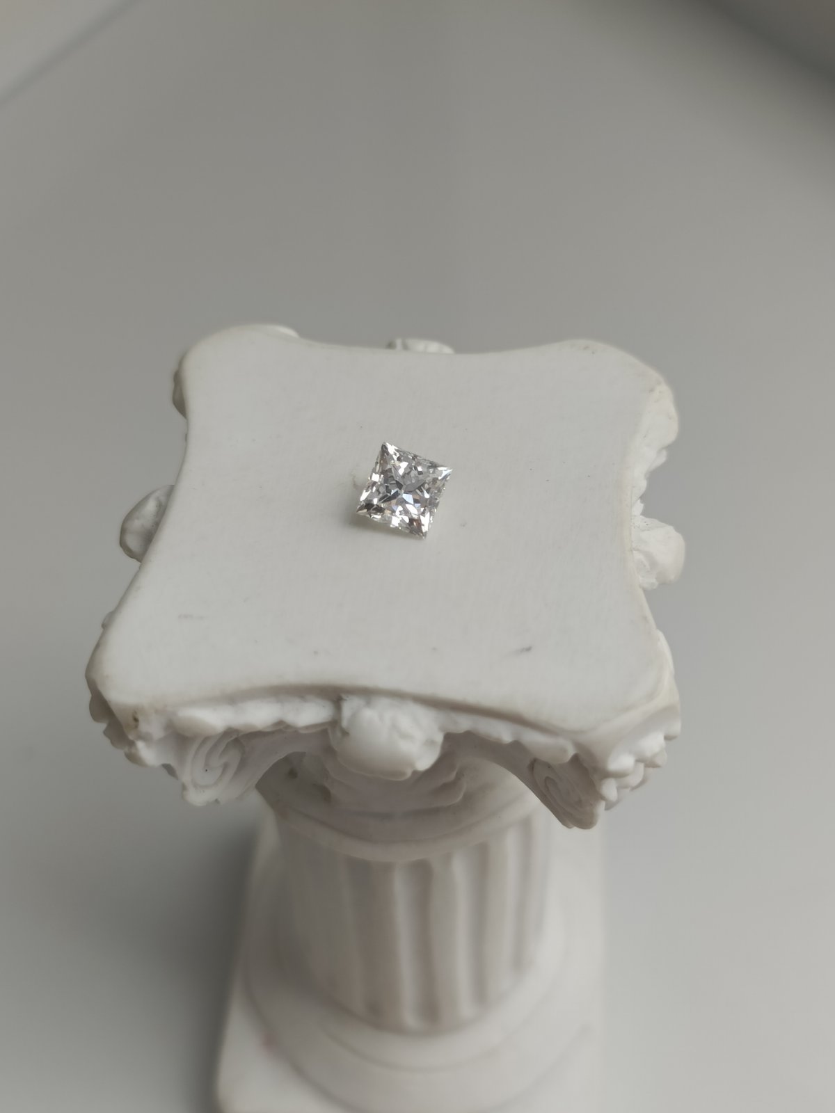 0.65CT VVS1 G 476175163 Princess Cut Lab Grown Diamond