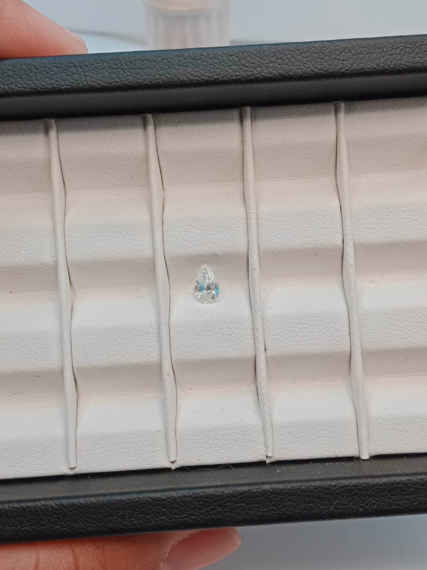 0.30CT SI1 I 2406677004 Pear Cut Natural Diamond