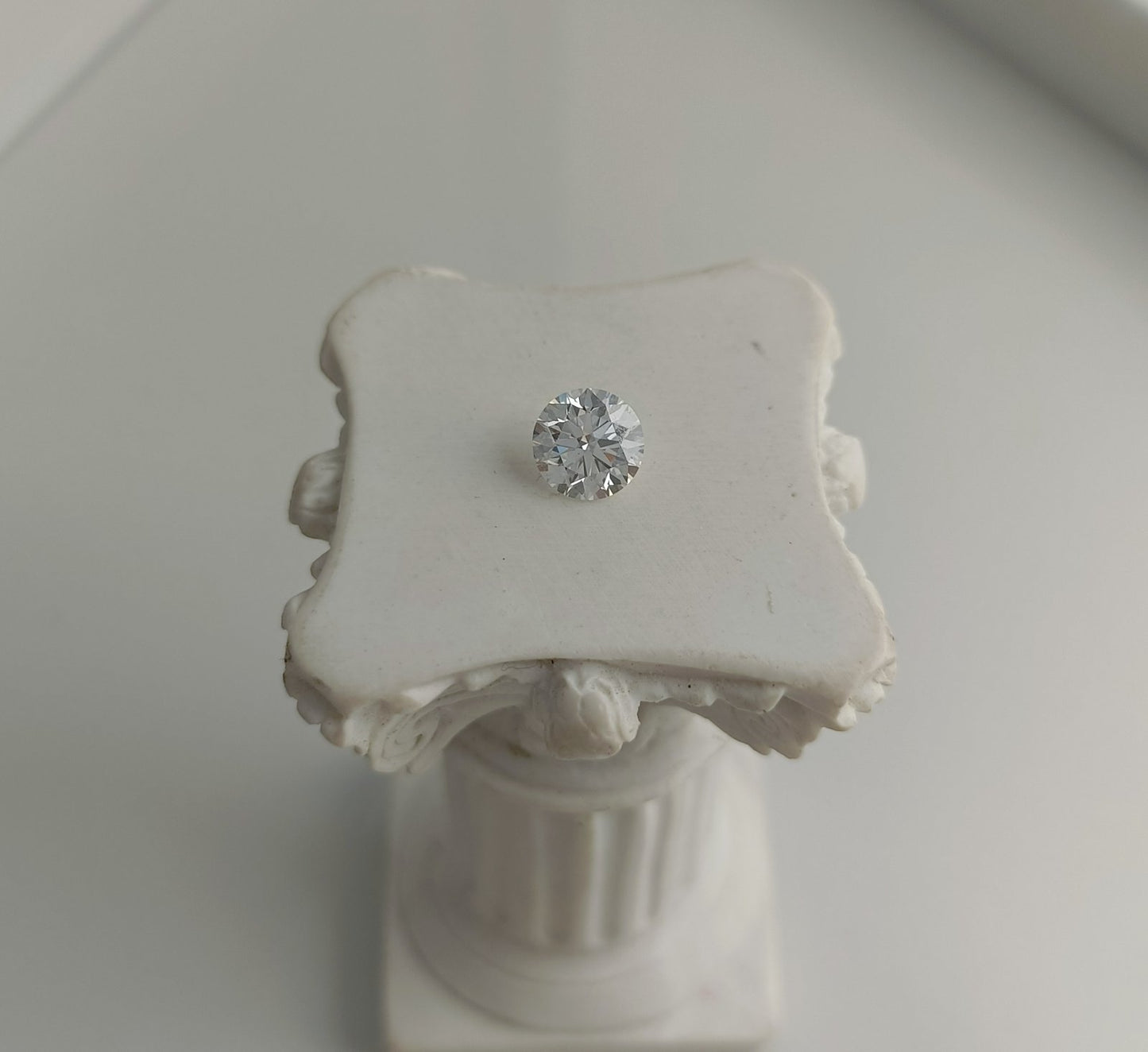 1.09CT VS2 E 696582102 Round Cut Lab Grown Diamond