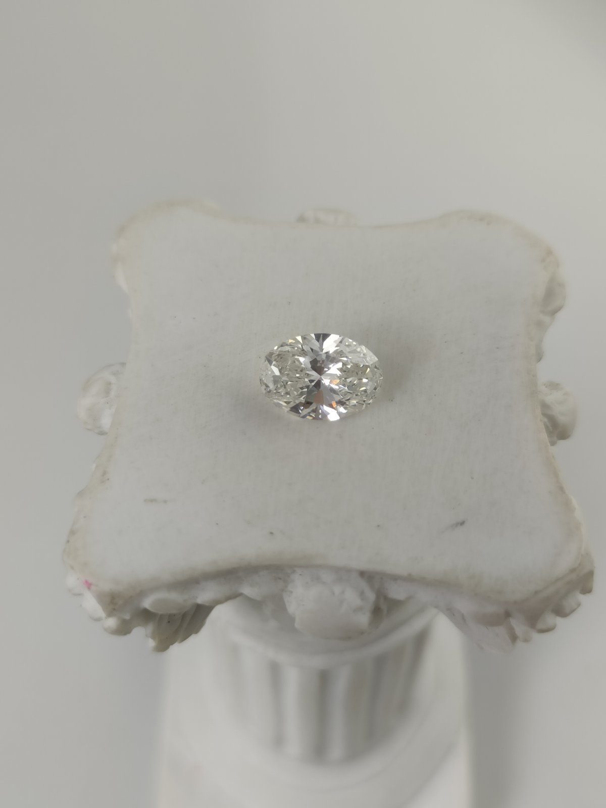 1.08CT VS1 G 749585136 Oval Cut Lab Grown Diamond