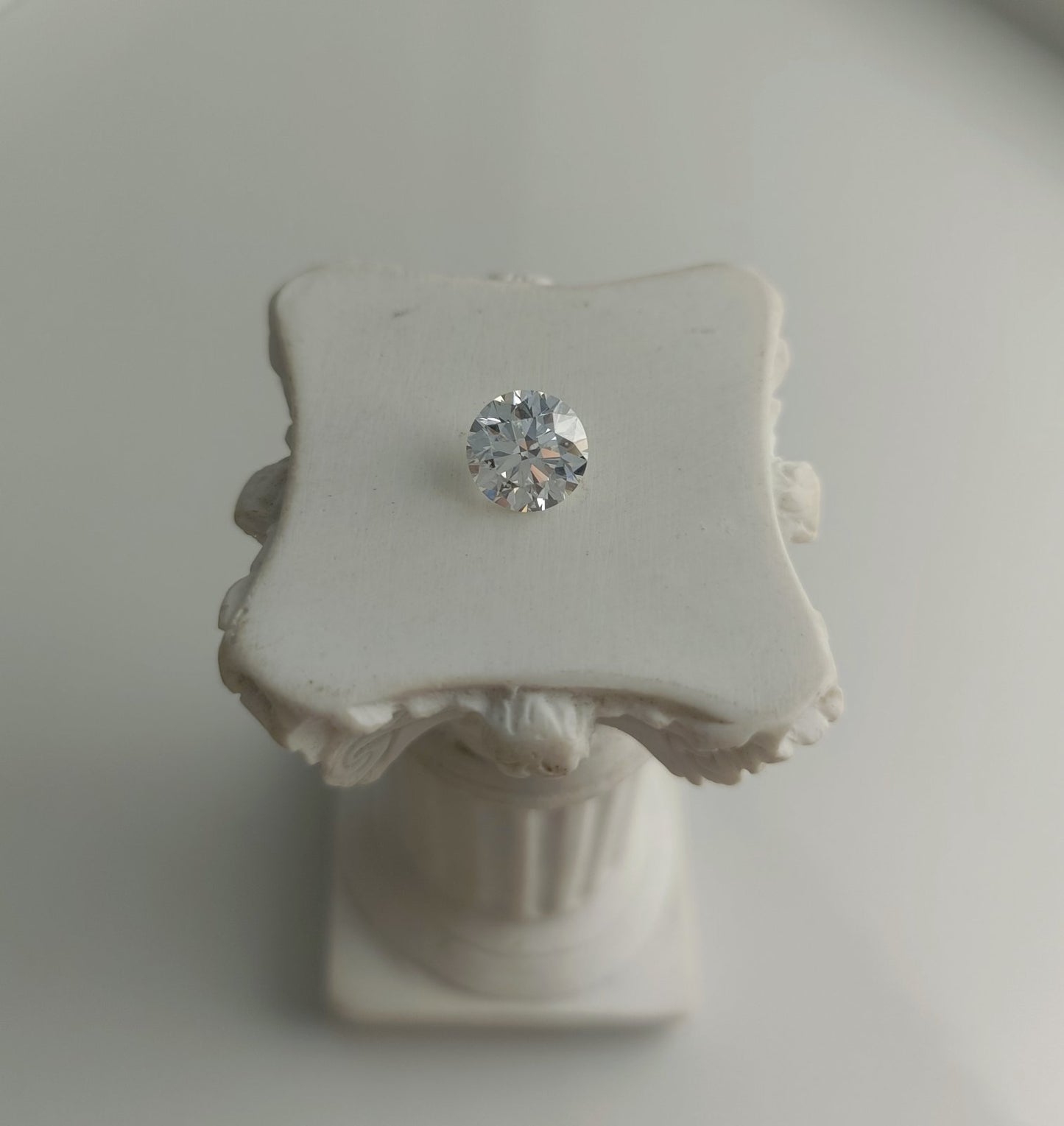 1.29CT VVS2 D 681590598 Round Cut Lab Grown Diamond