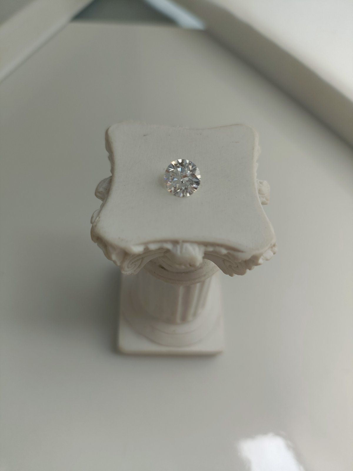 1.29CT VVS2 D 683591748 Round Cut Lab Grown Diamond