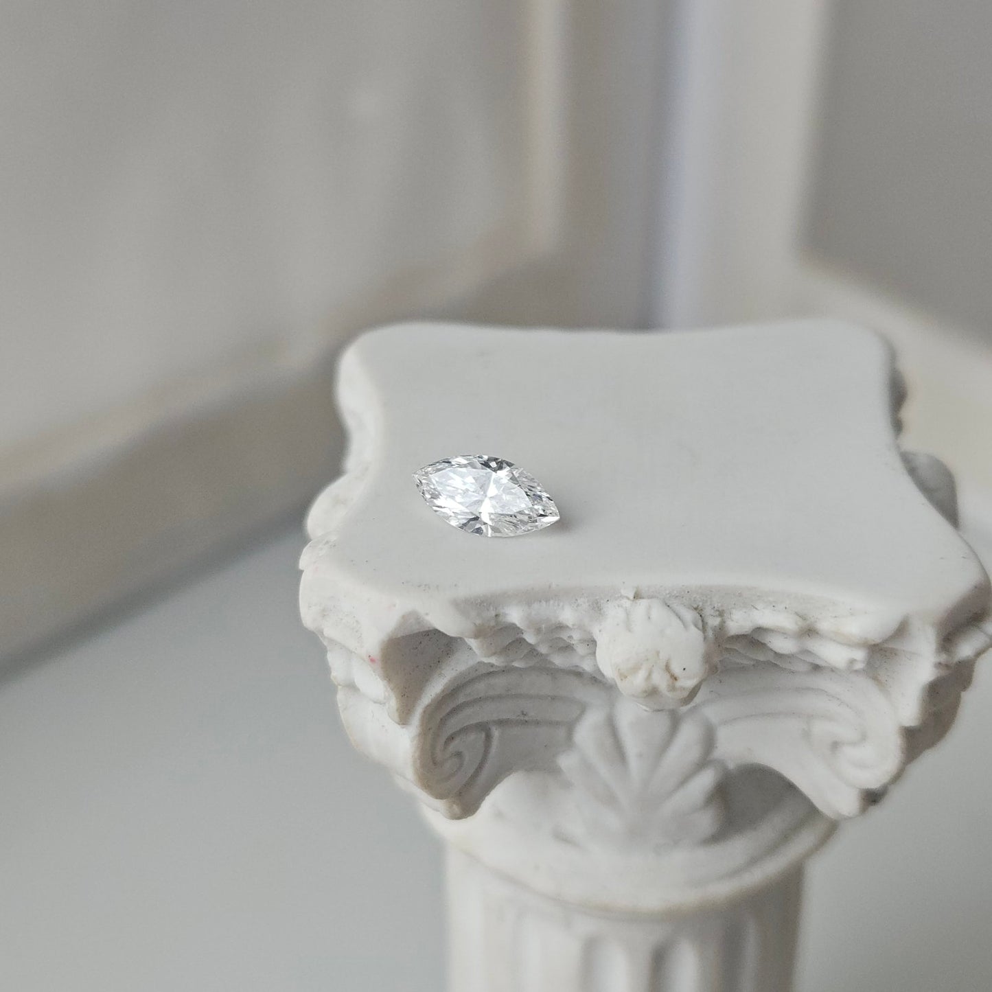 0.50CT VVS2 D 791640918 Marquise Cut Lab Grown Diamond