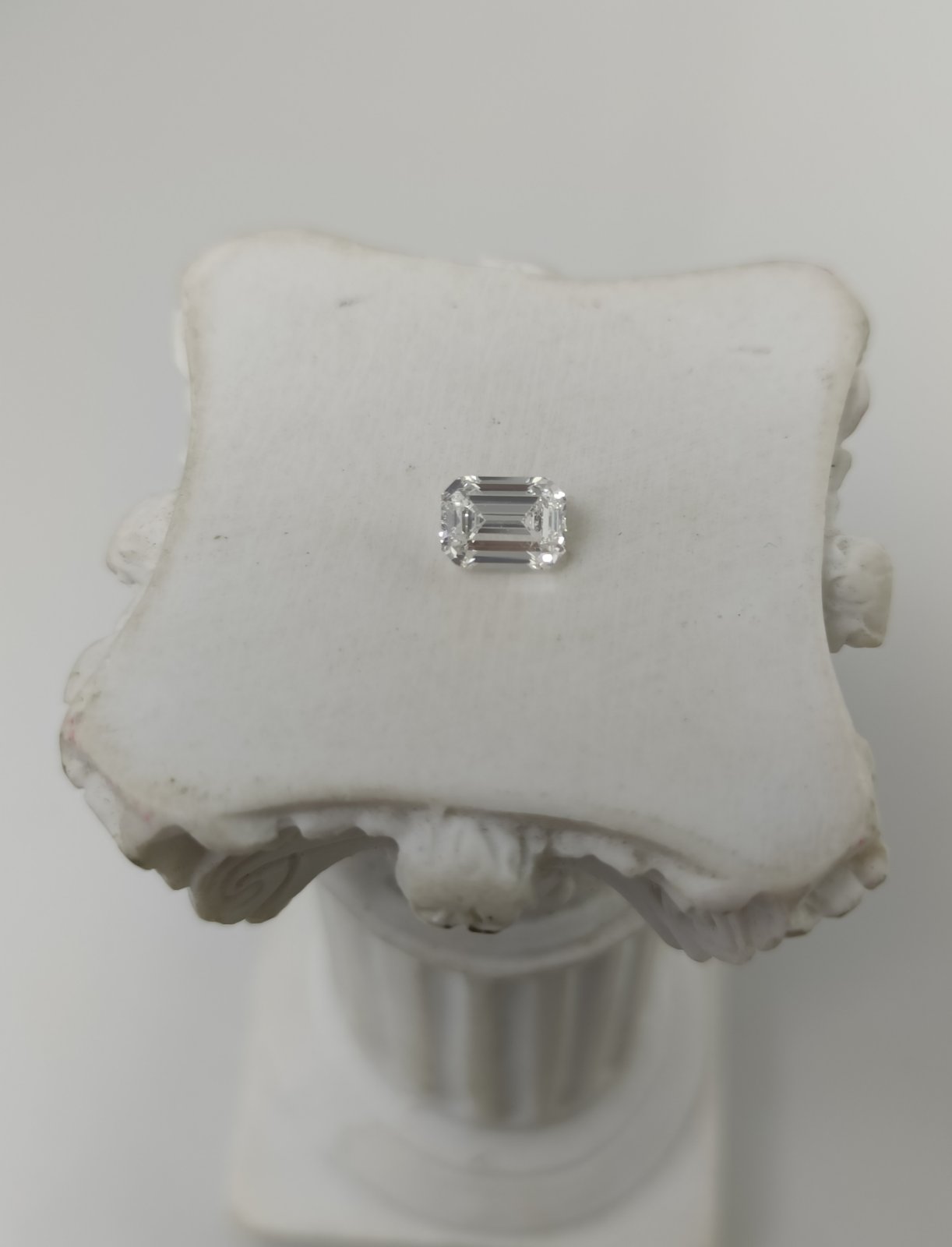 0.55CT VS1 D 731595143 Emerald Cut Lab Grown Diamond