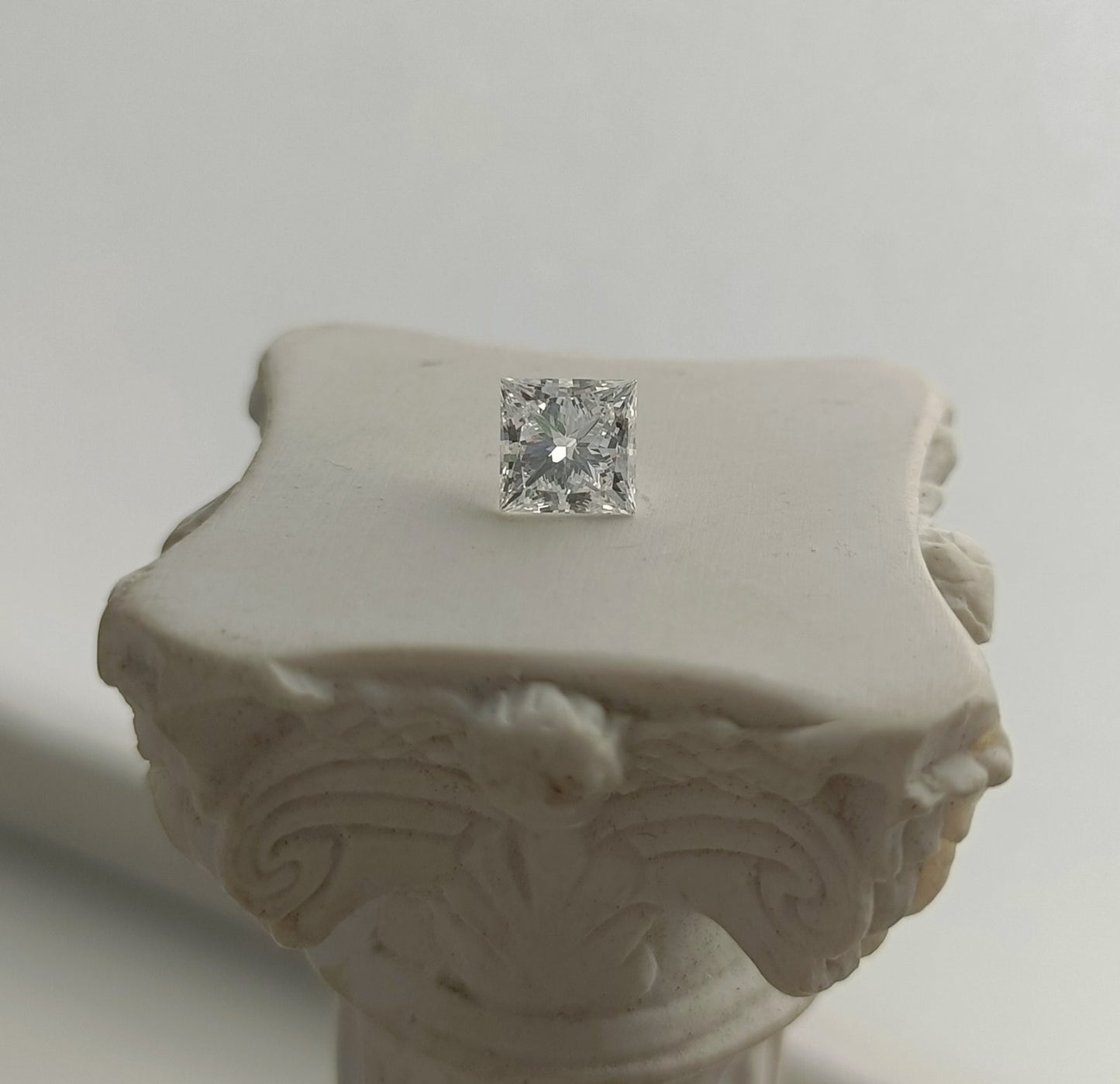 1.04CT VVS2 D 608395238 Princess Cut Lab Grown Diamond