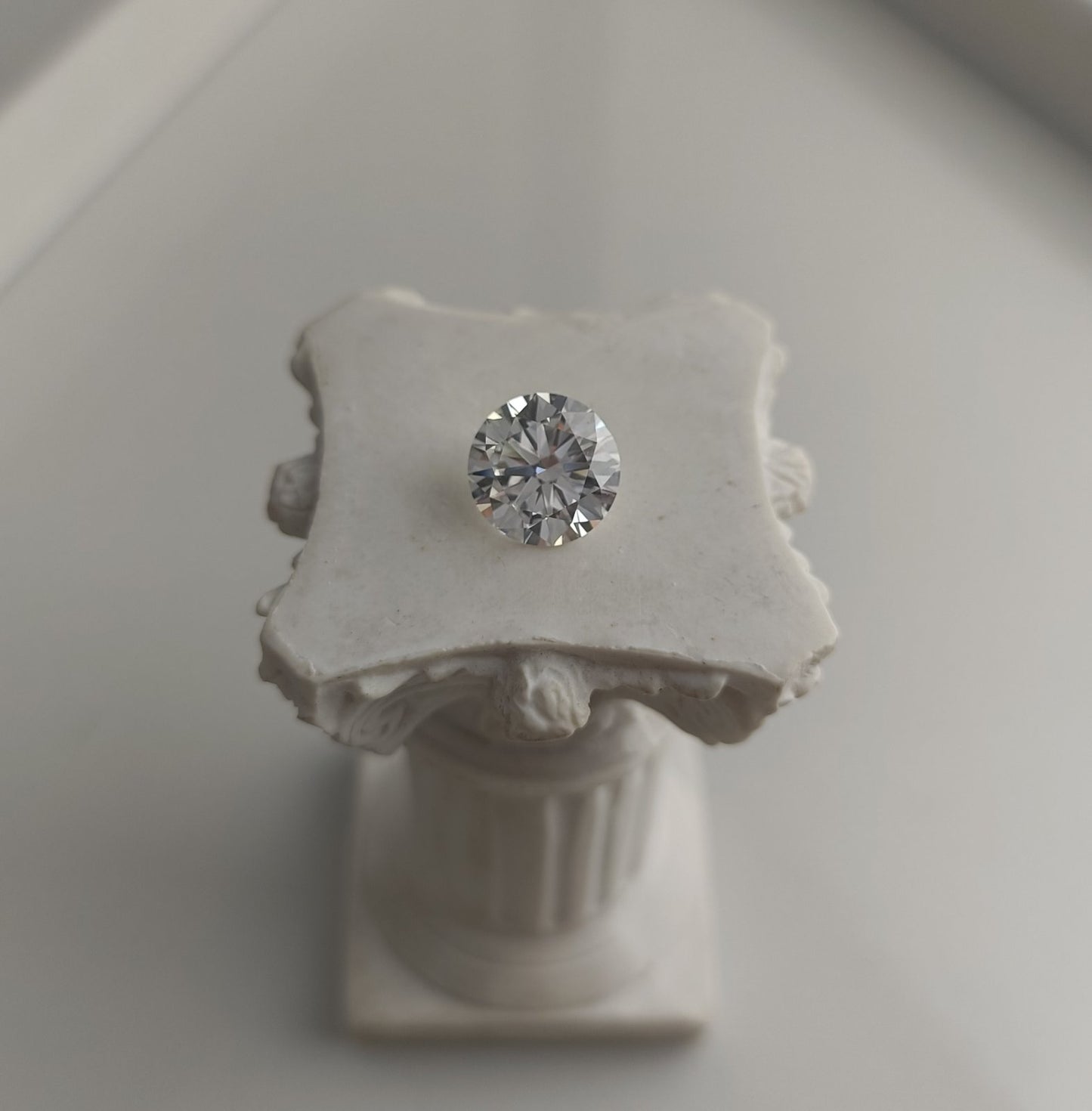 3ct VS1 E 695519538 Round Cut Lab Grown Diamond