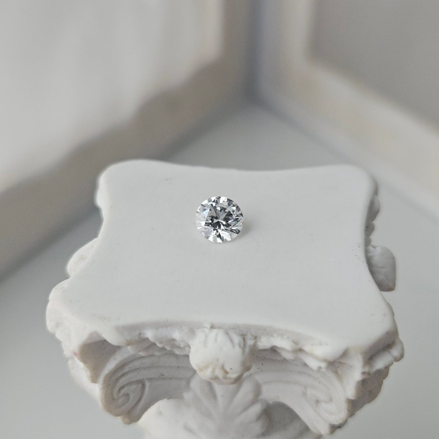0.50CT VS1 D 790697025 Round Cut Lab Grown Diamond