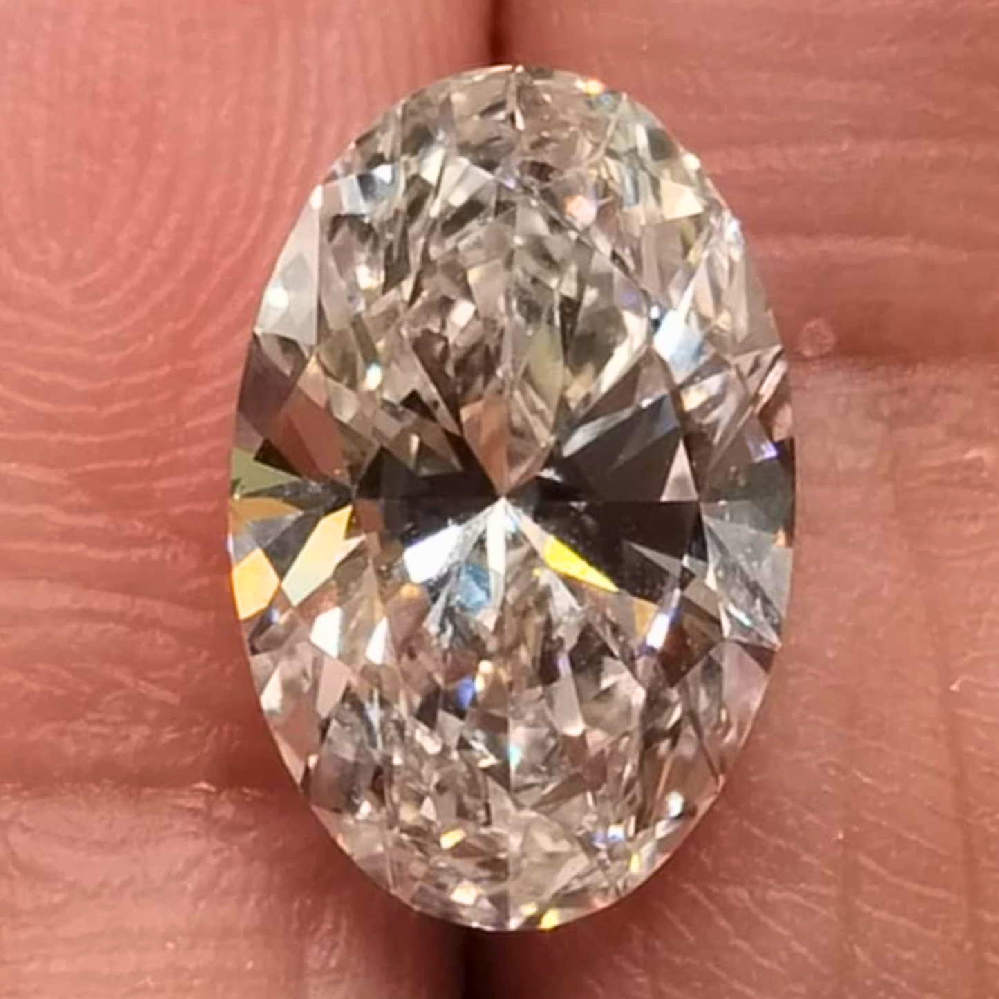 3.00CT VS2 D 675561825  Oval Cut Lab Grown Diamond